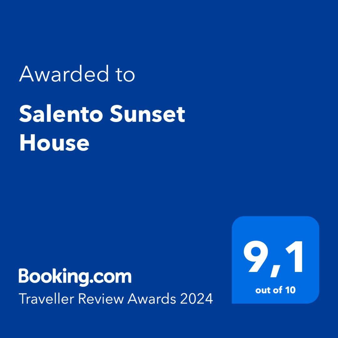 Salento Sunset House Villa Pulsano Kültér fotó